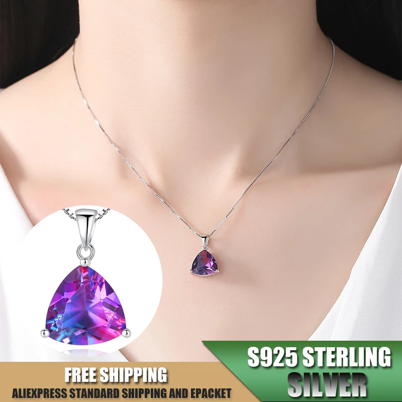 

S925 Sterling Silver Pendant Necklace for Women Necklace Fashion Noble Style Jewelry Accessories Wholesale