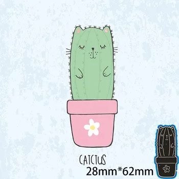 

28*62mm cactus new Metal Cutting Dies for card DIY Scrapbooking stencil Paper Craft Album template Dies
