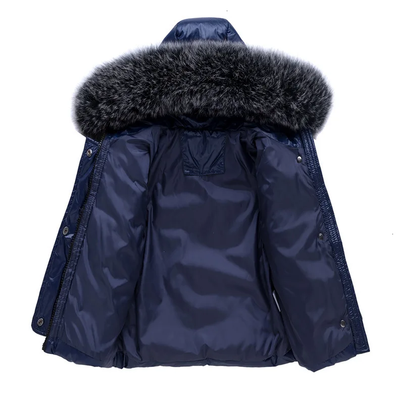 Коллекция года, теплый пуховик детский зимний костюм тонкое пальто для маленьких мальчиков+ штаны, комплект одежды для малышей, одежда для девочек, Комбинезоны детская зимняя одежда