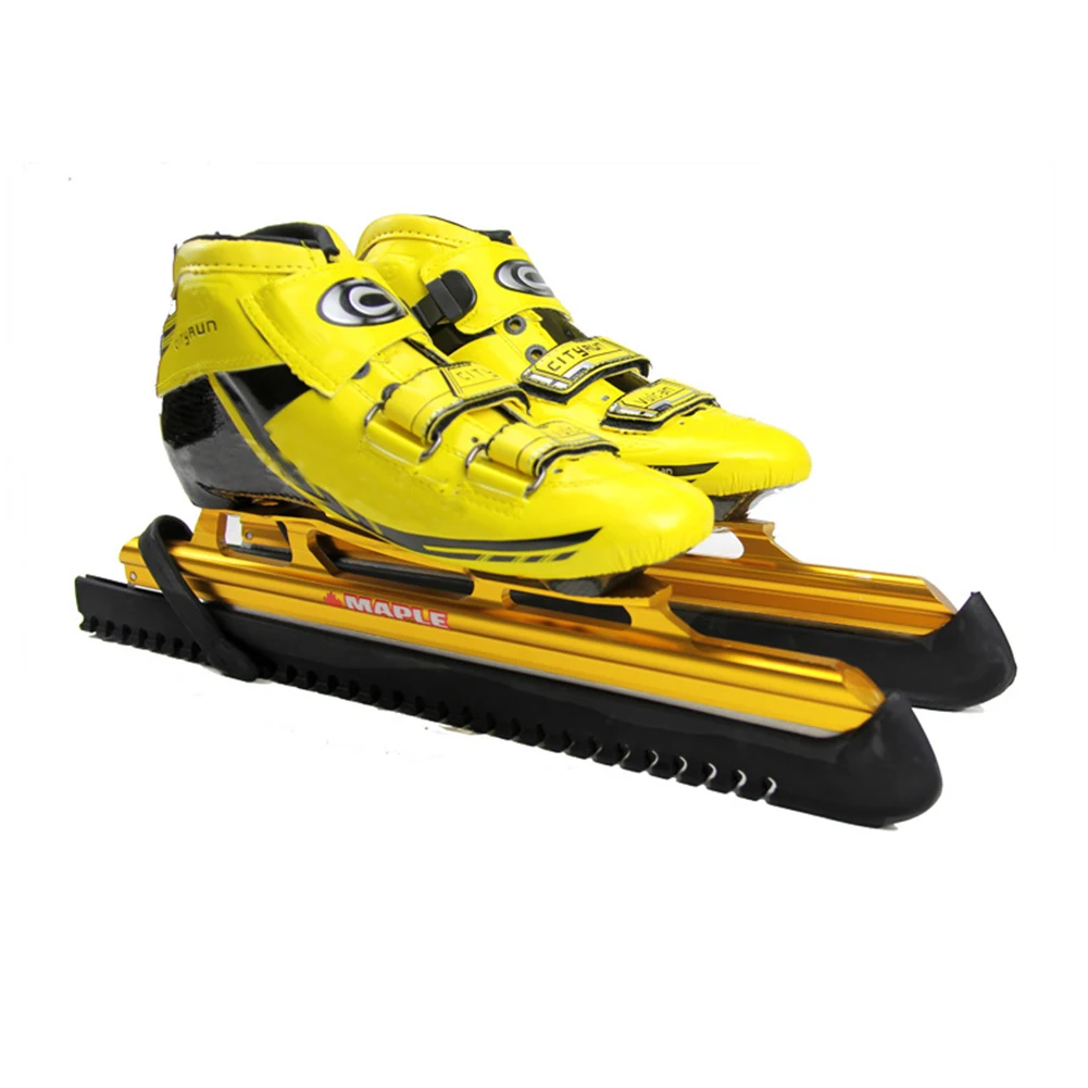 1 пара хоккейные ходовые Регулируемые нескользящие рамки ледяной чехол защитный рукав спортивная обувь для катания на коньках оборудование скорость защита для лопастей