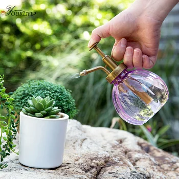 

OYOURLIFE 350ml Portable Plant Flower Watering Pot Spray Bottle Pressure Type Garden Sprayer Planting Kettle For Garden Flower