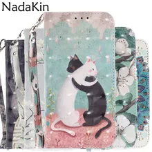 Стильный 3D кожаный чехол-книжка флип-чехол для телефона в виде ракушки для huawei P20 Pro Коврики 10 Lite Honor 10 Y6 Y9 Nova 3E чехол-портмоне