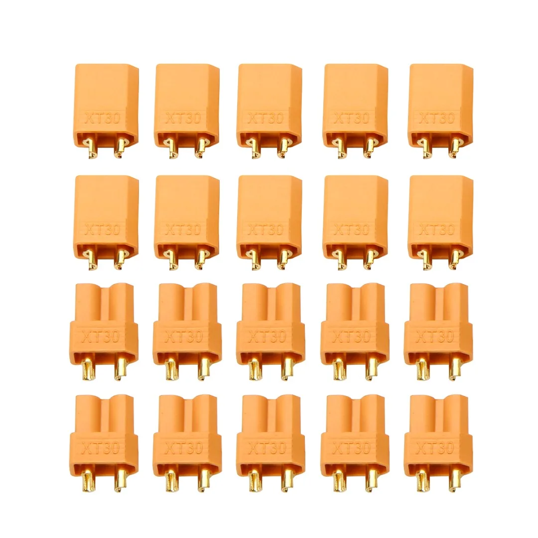 XT30 Power Connector Plug Socket For RC Quadcopter Helicopter Airplane Toys Parts 1 Pair 5 Pairs 10 Pairs Connectors