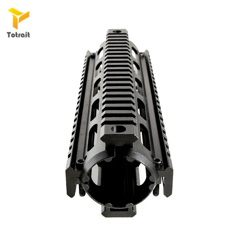 Totrait 9 дюймов Quad Rail Handguard для AR15 Keymod Drop In Rail для страйкбола прицел Крепление черный