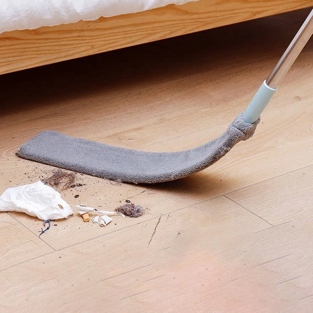 Long Handle Bedside Dust Brush Retractable Cleaning Brush for Sofa