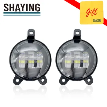 

Shaying Lada Priora 3.5 Inch Led Fog Light 30W White 6000K Round Passing Lights Other Russia cars front fog Lamp Super Bright