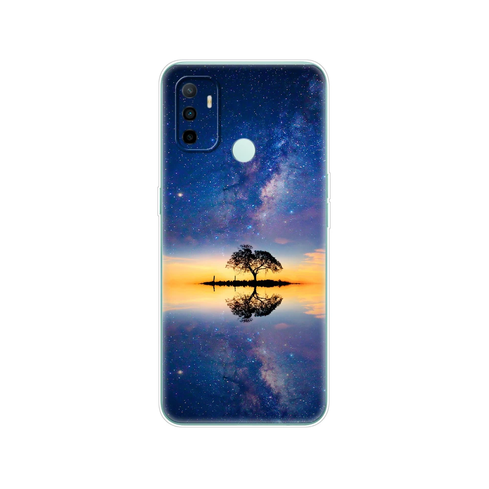 oppo phone back cover For OPPO A53 Case 2020 Silicon Soft TPU Phone Cover for OPPO A53S A32 Case Bumper OPPOA53 A 53 6.5" Fundas CPH2127 CPH2135 Etui cases for oppo cell phone Cases For OPPO