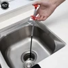 90CM Multifunction Cleaning Claw Hair Catcher Kitchen Sink Cleaning Tool Hair Clog Remover Grabber for Shower Drains Bath Basin 3