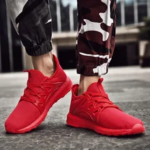 Мужская Вулканизированная обувь; сезон лето; Цвет Черный; Новинка; дышащие повседневные спортивные мужские кроссовки из сетчатого материала; кроссовки на шнуровке; обувь на плоской подошве; 8,20