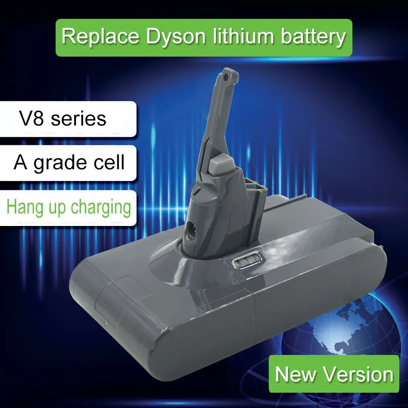 21,6 в 3600 мАч литий-ионная аккумуляторная батарея для Dyson V8 абсолютный Dyson V8 Animal Dyson V8 Fluffy V8 SV10 батареи для пылесоса