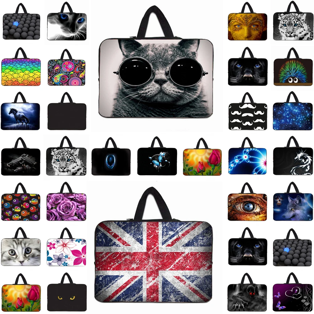 

Neoprene Waterproof Computer Handbag 10 11.6 12 13 13.3 14 15 15.6 17 Inch Computer Bags Handle Cases For Lenovo Acer Aspire One