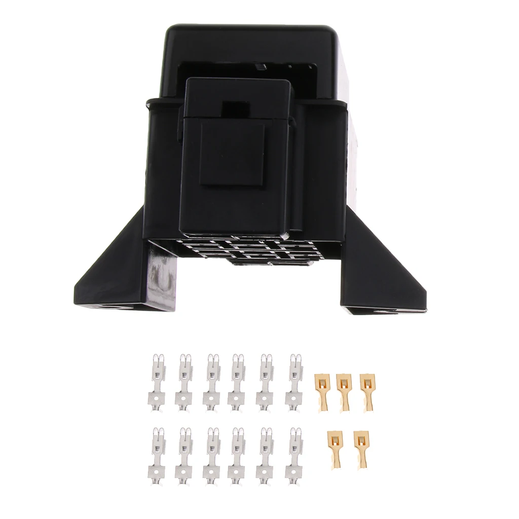 Universal 32V 6Way Car Truck Blade Fuse Box Holder Circuit with Terminals