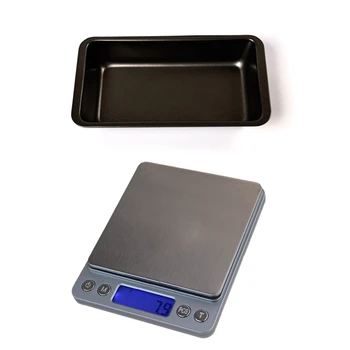 

Baguette Bread Baking Tray 24 x 13cm with 3000G/0.1G Mini Electronic Digital Scales Weight Balance Digital Scale