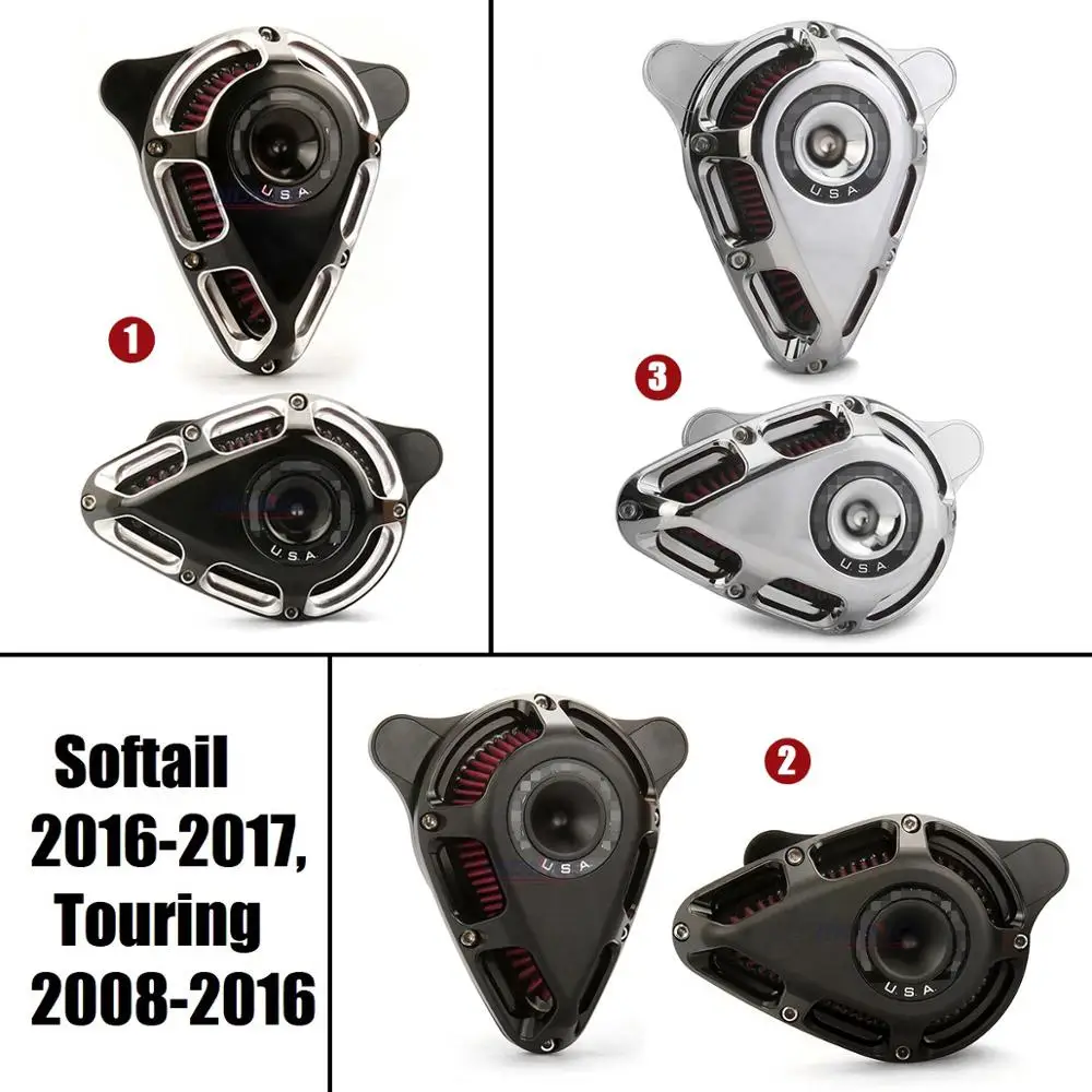 Режущая кромка поворотные Воздухоочистители intakes FLHTCU Electra Glide Ultra FLHR