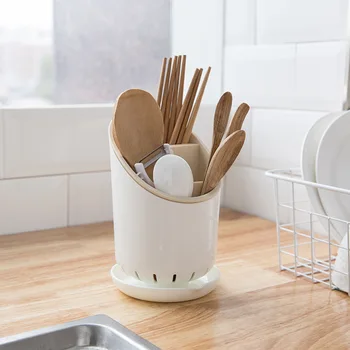 

Kitchen Shelf Tableware Storage Box Kitchen Storage Organizer Holder Rack for Chopsticks Tableware Toothbrush Drainer
