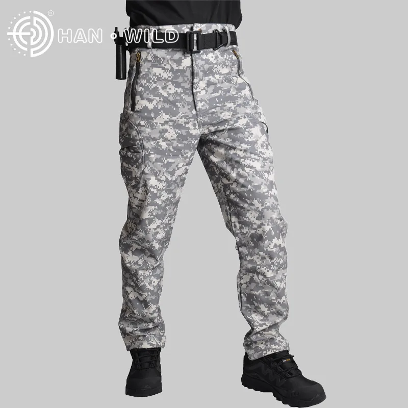 Тактические флисовые TAD куртки мужские в стиле милитари Униформа уличная спортивная охотничья охота одежда водонепроницаемая ветрозащитная куртка или брюки - Цвет: ACU