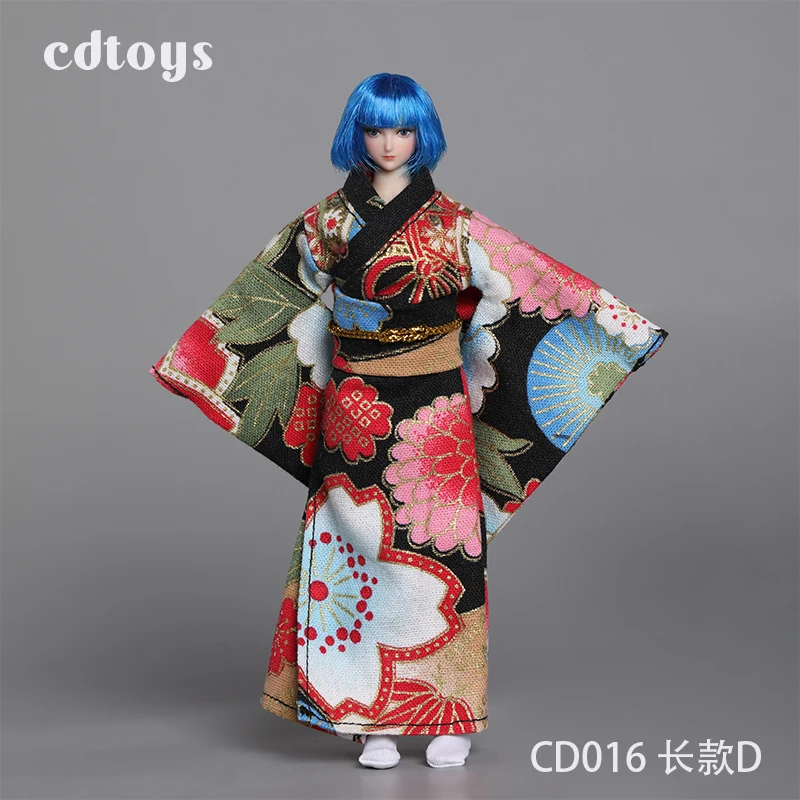 Details about   CDtoys 1:12 CD016 Japanese Kimono Clothes Fit 6" Female Tbleague PH Figure Body