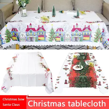 

Christmas tablecloth Party Decoration Tablecloth Hotel Table Christmas Table cloth #SW