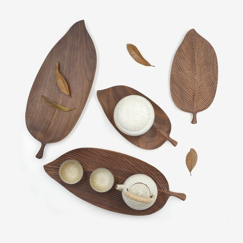Деревянная зернистая чашка Musowood для чайного набора фрукты змея десерт украшение