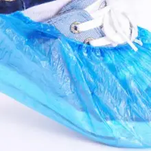 Горячая Распродажа! 40 шт./упак. медицинский водонепроницаемые бахилы Пластик одноразовые бахилы дома галоши водонепроницаемые бахилы