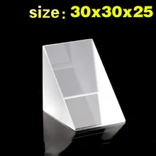 Спектральная оптика Оптическое стекло треугольное К9 Isosceles правый угол Призма пятно