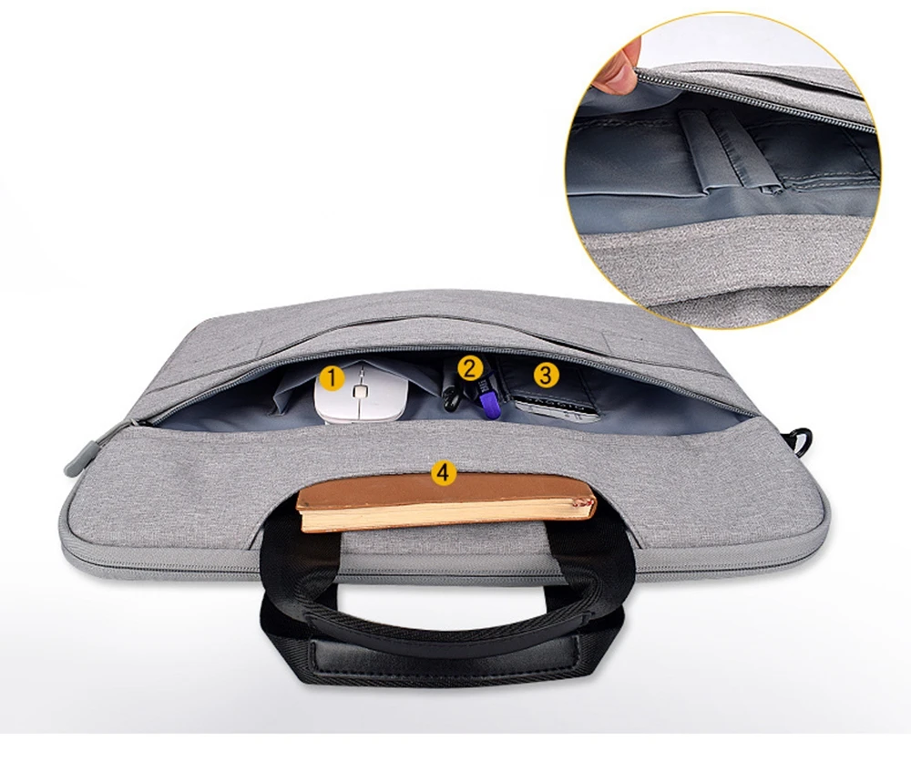 Bag Case 13.3 14.1 15.4 15.6 Messenger Bags for MacBook Air 13 Case Waterproof Notebook Bag briefcase for MacBook Pro 15