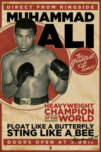 Muhammad Ali Art Print Silk Poster for Your Home Wall Decor 24x36inch | Дом и сад