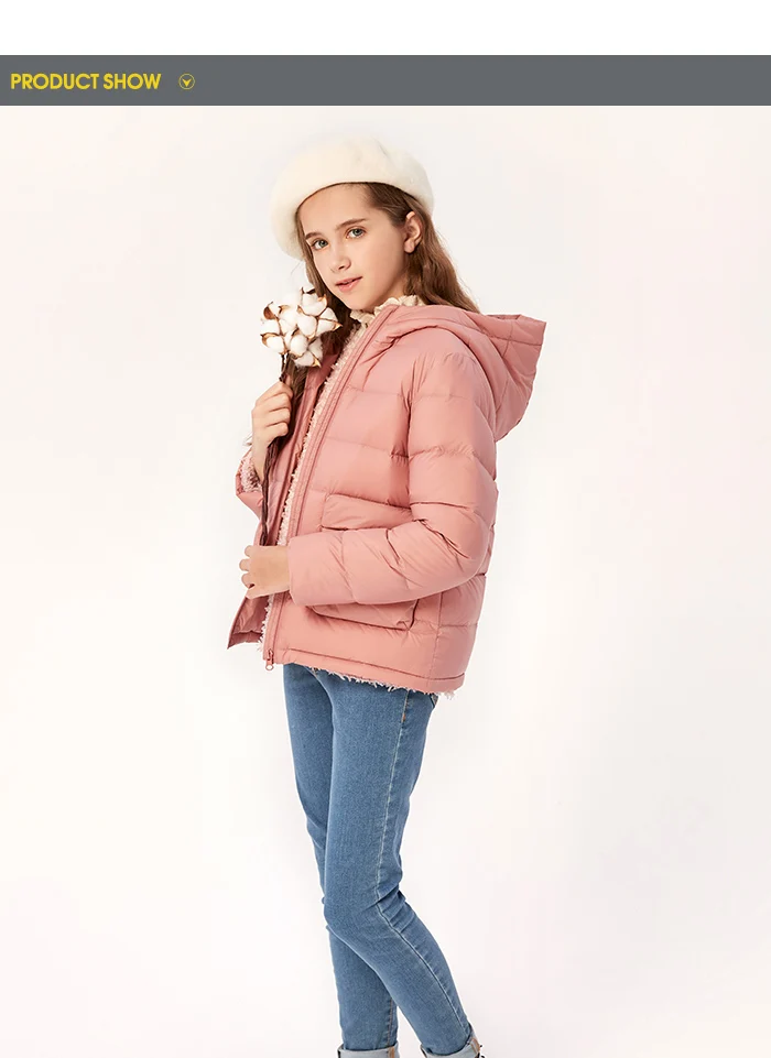Детский легкий пуховик, длинный стиль, новое осенне-зимнее пальто для девочек, теплое пальто для девочек