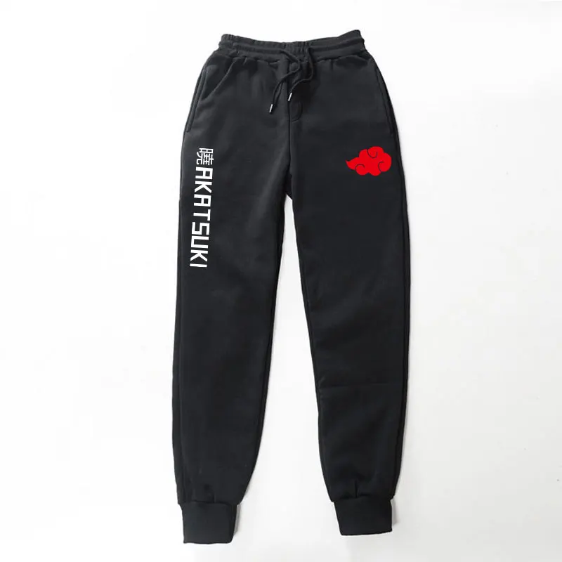 Fleece Trousers Sweatpants Jogging-Pants Akatsuki Streetwear Comfortable Japanese Hip-Hop