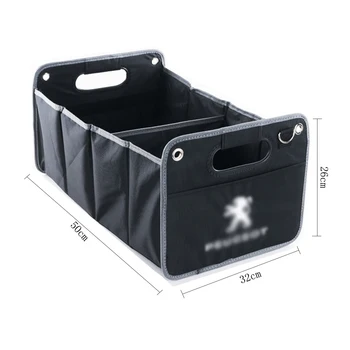 

Foldable Car Trunk Storage Bag Organizer Tools Container Box For Peugeot 301 307 206 308 407 607 508 2008 207 208 3008 4007 4008