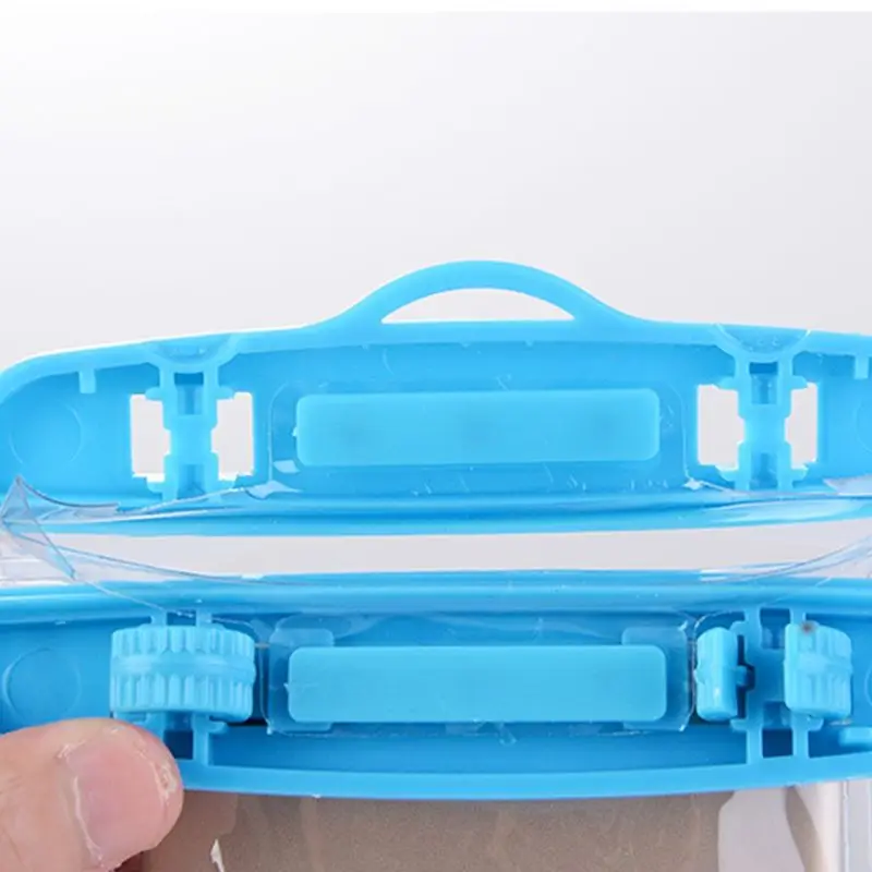 

19x10.5cm Universal Luminous Waterproof Pouch Underwater Transparent Cellphone Dry Bag Portable Phone Case With Neck Strap