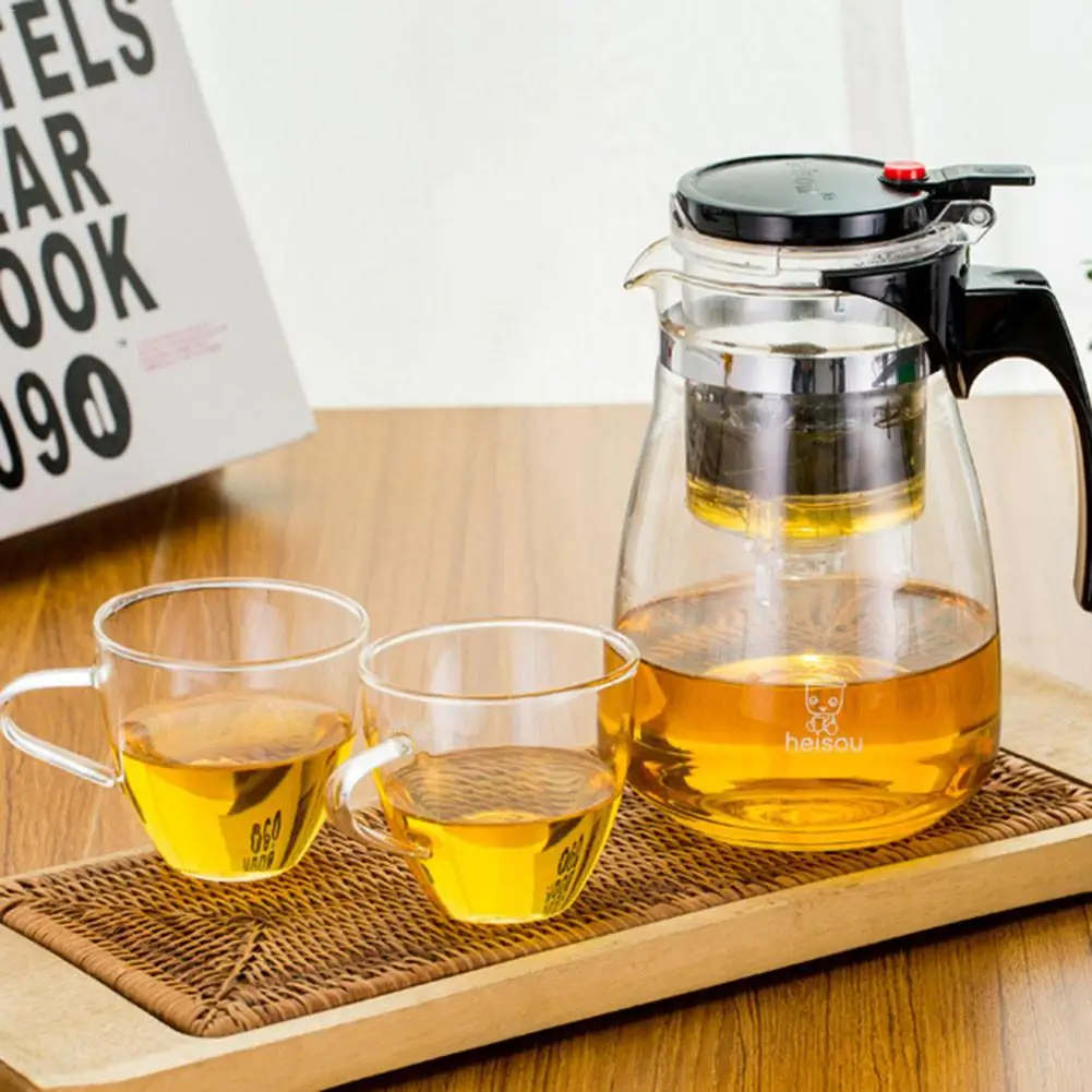 1000ML/800ML Tea PotArt Heat-Resistant Explosion-proof Kungfu Tea Art Glass Teapot Stainless Filter Jug With Infuser Tetera