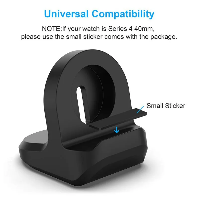 Smartwatch Holder Anti-slip Silicone Table Support Stand Bracket For Apple Watch Series 1 2 3 4 Charger