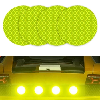 

Car Sticker Circular Reflective Belt Safety Warning Sign Sticker Bicycle Automobile Car Warning Stickers