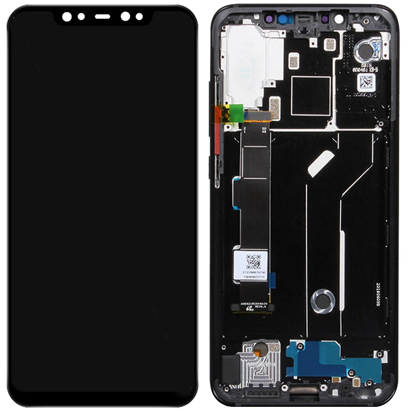 Оригинальный ЖК экран для Xiaomi mi 8 дисплей с рамой 6 2 дюймов Mi8 Digitizer Замена