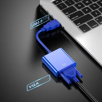 

Usb3.0 To Vga Adapter Usb To Vga Converter Computer Connected To Monitor Extended Screen Transfer Wiring