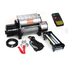 Алюминиевый блок управления интегрированный 12 v/24 v 13000 фунт внедорожная лебедка с беспроводным пультом дистанционного управления
