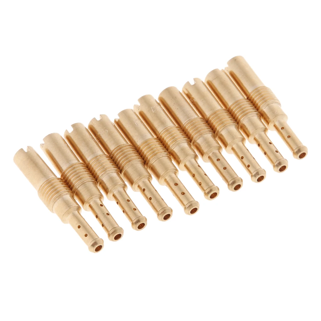 10Pcs Motorcycle Carburetor 35 Slow Pilot Jets for OKO KOSO GY6 Carburetor ATV Dirt Bikes 150cc