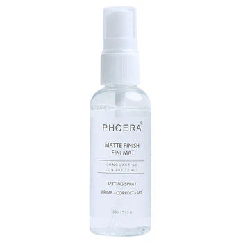 

Phoera 50Ml Makeup Setting Spray Moisturizing Long Lasting Foundation Fixer Matte Finishing Setting Spray Cosmetic