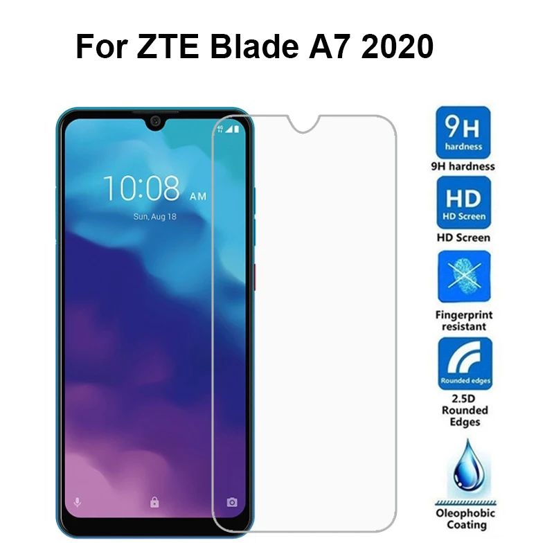 2PCS Screen Protector sFor ZTE Blade A7 2020 Tempered Glass For ZTE Blade A7 2020 Phone Film For ZTE Blade A7 2020 Glass Cover