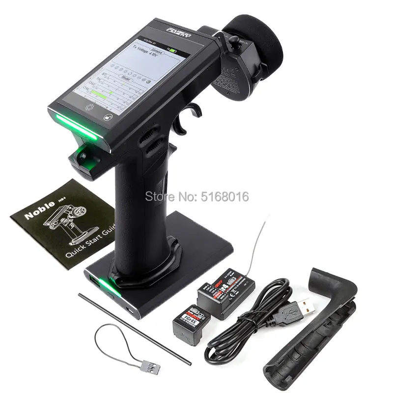 Flysky NB4 FS-NB4 2.4G 4CH Noble Radio Transmitter with FGR4 FGR4S Receiver Color Touch Screen for RC Boat Car