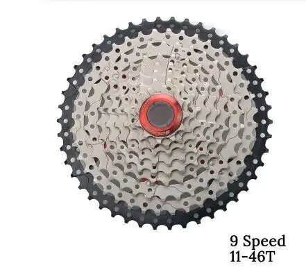 MTB велосипед freewheel 8 9 10 11 скорость 40 42 46 50 т маховик для XT SLX Sram Горный велосипед Велоспорт кассеты аксессуары - Color: 9 speed 11-46T