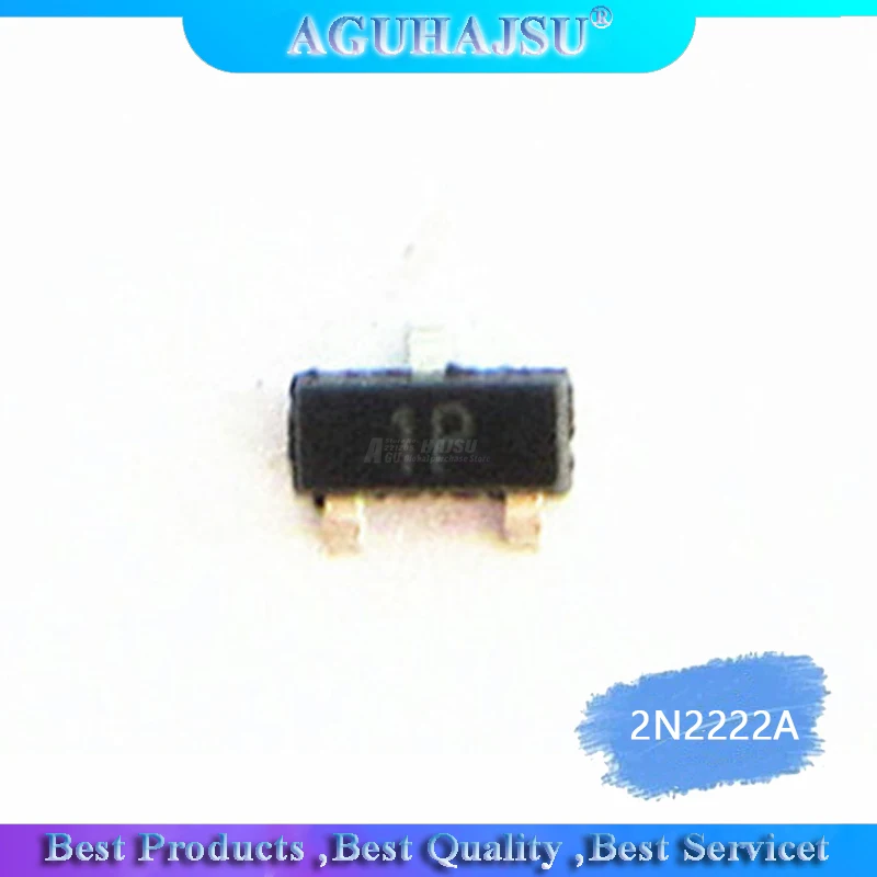 100 шт. NPN транзистор питания MMBT2222A Шелковый экран 1P патч SOT-23 2N2222A | Электронные