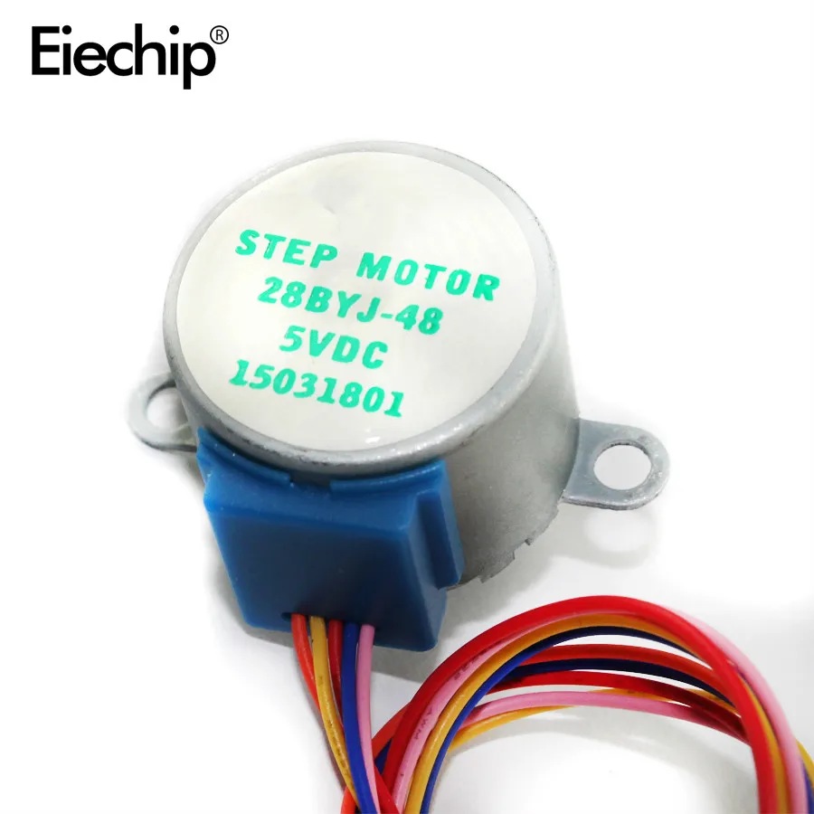 4 фазный шаговый двигатель 28BYJ 48 5V + плата драйвера ULN2003 28BY понижающий для arduino