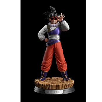 

Anime Dragon Ball Super Saiyan Son Goku Kakarotto Kamehameha DBZ Flash Move GK Statue Collect Morden Toy M2625