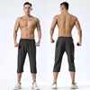 Men's 3/4 Running Sport Pants With Zipper Pockets Training Joggings Men Pants Soccer Pants Fitness Pants For Men 5