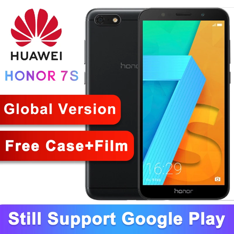 

Global Version Honor 7S DUA-L22 5.45'' Quad Core Android 8.1 Smartphone 13MP 5MP Dual Camera 3020mAh Mobile phone