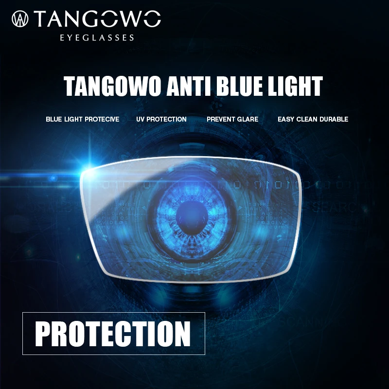 TANGOWO анти-синий луч без защиты градусов компьютерный светильник против усталости против царапин анти-синий объектив Защита для экрана светильник - Цвет линз: Anti-Blue Light