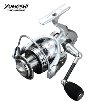 

YUMOSHI LH 2000-5000 Full Metal Fishing Spinning Reel Pesca Carretilha Reels Carretes De Pescar Molinete Moulinet Casting Peche