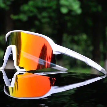 

NEW 2020 Brand S3 Mountain Bike Cycling Glasses Outdoor Sports Cycling Goggles TR90 Peter Men Cycling Eyewear Sunglasses 3 Lens